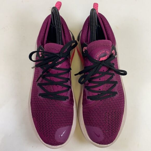 Nike Joyride Run Flyknit Raspberry Red/Black Womens Running Shoes A19 - Picture 8 of 11